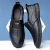 [100% couro legítimo] sapatos sociais masculinos especiais bico fino antiderrapante respirável sola macia sapatos de couro sapatos para meia-idade e idosos