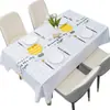 Mantel de PVC impermeable a prueba de aceite anti-quemaduras desechable tapete de mesa estilo ins de alta gama rectangular cubierta de tela para mesa de centro mantel