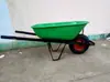 Carretilla de mano Agrícola de una rueda Carro con cubo Carrito pequeño Obra de construcción Jardinería de flores Transportador de basura alimento Hogar