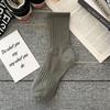 Calcetines Zhuji Calcetines de Media Caña para Hombre Cintura Alta Color Sólido Otoño e Invierno A prueba de Olores Engrosados Combinan con Todo Deportivos Absorbentes de Sudor Calcetines para Pareja