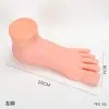 Prática de Nail Art para Iniciantes Usando uma Mão Falsa para Posicionar Tips de Unha, Mão de Exposição para Salão de Unhas, Modelo de Mão de Borracha, Molde de Mão de Silicone no Atacado