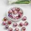 Dingyi 8-16mm Lua Fria Areia Movediça Olho de Gato Galvanizado Imitação Olho de Gato Contas de Resina Contas Soltas Pulseira DIY Acessórios de Joias
