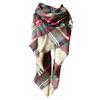 Bufanda Chal de Moda para Mujer Cuadrícula Grande Cálido de Invierno Cuadros Bufanda Grande Manta Bufanda Chal Bufanda Triangular