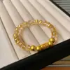 Pulsera de Cuentas de Fluorita Cristalina y Circonita Moda Lujo Ligero Pulsera de Gama Alta Temperamento de Nicho Joyería Versátil Venta al por Mayor