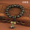 Colgante de mano con esmalte de color gris fragante, hilo de cuerda, mortero de diamante, joyería de escena en vivo, suministro al por mayor, pulsera de esmalte de color dorado al por mayor