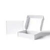 Caja de Avión Transfronteriza Extra Resistente Corrugada Blanca Caja de Avión Accesorios para Ropa Caja de Empaque Express con Logo Impreso Caja de Empaque