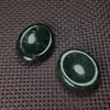 Fábrica de almofadas de pedra Yaowang atacado fornecimento ao vivo magnético ativo cintura jade do Tibete verde escuro padrão de cobra máscara de olho de jade do Tibete
