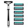 Navaja Manual Cuchilla Multicapa Navaja para Hombre Cuchilla de Repuesto de Cinco Capas Seis Capas Navaja de Tres Capas para Mujer