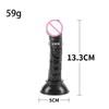 Mini tamanho pequeno feminino cor jj falsa manual Cristal simulação ventosa pênis aparelho de masturbação adulto produtos sexuais