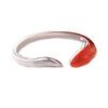 Anillo de Chicas de Moda Hongyun Koi Lujo Ligero Esmalte de Gota Anillo Abierto Estilo Chino Carpa Roja Anillo de Dedo para Novia
