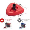 Adaptador de cabelo geração Amazon O-Cedar mop rotativo cabeça de reposição de microfibra para mop prato de mop conjunto