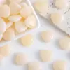 Cuentas de Resina con Forma de Corazón Degradado Estilo Coreano con Agujeros Rectos, Accesorios Hechos a Mano para Pulseras y Collares DIY, Materiales para Cuentas