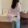 Nuevo bolso de mano tipo tote para commuting de un hombro, estilo diamante, para viaje, Apple 2026, bolsa de mano grande de capacidad casual para mujer, universidad