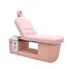 Cama de Champú Eléctrica Ajustable, Peluquería, Circulación de Agua a Temperatura Constante, Terapia para la Cabeza y Terapia para los Pies, Cama de Masaje Integrada, Salón de Belleza y Centro de Salud