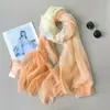 Bufanda Nueva de Seda Yourou Bufanda de Playa Xiangyun Bufanda Larga para Mujer Bufanda Delgada Protectora del Sol Chal de Verano Regalo