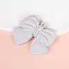 Etiqueta de Moño de Silicona Hecha a Medida Etiqueta Blanda de Goma Tridimensional para Decoración de Ropa, Zapatos y Sombreros, Diseño Gratis de Fábrica, Envío Rápido