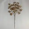 Simulação Flor de Ano Novo Flor Plástica Dourada Balde de Ano Novo Galhos Longos Palmeira Vermelha Hortênsia Palavra Fu Amor Flor de Ano Novo Atacado