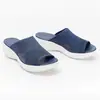 Pantuflas de Talla Grande Transfronterizas para Verano, Sandalias Casuales de Playa para Mujer con Suela Plana, Novedad 2025 en Stock