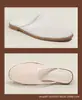 Pantuflas de Malla con Punta Cerrada y Media Abierta para Usar Afuera, Caladas, Transpirables, Moda Francesa, Personalizables, Suela Suave, Antideslizantes, Pantuflas tipo Mula