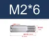 Pino Cilíndrico com Fenda e Rosca Externa de Aço Inoxidável 304 Pino de Posicionamento Gb878 Coleção de Fixadores M2M2.5-M10