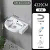 Lavatório de Parede para Banheiro Varanda, Combinação Simples de Gabinete com Lavatório de Cerâmica para Apartamento Pequeno, Lavatório de Tamanho Mini