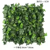 Simulación césped pared planta verde protector solar planta verde plástico artificial césped artificial bloque pared interior fondo pared colgante decoración flor