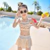 Traje de baño para niños, nuevo y dulce traje de baño de aguas termales, traje de baño para niños con falda dividida, traje de baño para nadar
