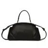 Bolso Plisado Bolso Boston Bolso Sencillo para Mujer Nuevo Bolso de Hombro Versátil de Alta Gama Bolso Cruzado Texturizado