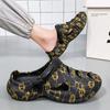 Verano 2023 Nuevo Par Casual Zapatos Cueva Moda Exterior Sandalias y Pantuflas Baotou para Hombre y Mujer Antideslizantes Zapatos de Jardín