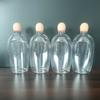 Botella de plástico para detergente de gel de ducha, limpiador de suelos de 500 ml, tapa elevable.
