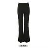 Pantalones de Yoga Versátiles Cómodos de Nylon de Alta Elasticidad Seda de Hielo Ajustados Levanta Glúteos Adelgazantes para Mujer, Control de Abdomen Moldeadores de Pierna Ancha