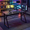 Escritorio de computadora, escritorio simple moderno, escritorio para el hogar, escritorio para gaming, escritorio para estudiantes, juego completo de escritorios para oficina
