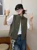 Otoño 2026 Nueva Moda Vintage Versátil Color Sólido Chaleco Chaqueta Suelto en Capas Casual Top para Mujer Tendencia
