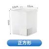 Caja de Almacenamiento Transparente con Tapa para Papelería, Gomas para el Cabello, Maquillaje, Artículos Pequeños para el Hogar de Uso Múltiple, Caja de Almacenamiento Organizadora con Tapa de Doble Apertura