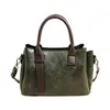 Bolso de mano de tres capas para mujer, estilo francés, transfronterizo, PU, nuevo estilo, moderno, retro, casual, versátil, de un solo hombro, bandolera