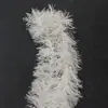 30g Penas de Ganso Tiras de Penas Material de Costura para Roupas Artesanato com Penas Tiras de Penas de Ganso Adereços Decorativos Penas de Ganso 2m
