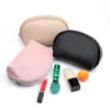 Spot Atacado Meia-Lua Concha PU Necessaire Bolsa de Cosméticos Portátil Viagem Batom Pincel de Maquiagem Bolsa para Cosméticos