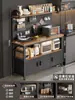 Estante de Almacenamiento para Cocina Multifuncional de Piso para el Hogar Contra la Pared Encimera Estante de Almacenamiento para Horno de Microondas Ollas y Sartenes Aparador Gabinete