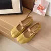 Novos sapatos Mary Jane de camurça com corte baixo e tira baixa, bico dividido, de pele de porco, para mulheres, estilo outono 2026