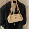 Bolsas de Alta Gama para Mujer 2025 Nuevo Versátil Elegante Bolso de Hombro Casual para el Trabajo Bolso Cruzado Tipo Almohada Bolso de Béisbol
