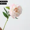 Flores Peônia de Simulação Arranjo Floral Floral Europeu Retrô para Casamento Decoração de Mobiliário Suave Peônia Flores Artificiais Fábrica de Origem Materiais Florais Atacado