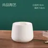 Caneca Cerâmica Lisa em Branco para Pintura de Esmalte DIY Artesanato Colorido Branca em Branco Arte em Cerâmica