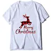 Nueva camiseta estampada de jirafa corriendo para mujer Mismo estilo que las celebridades de internet Talla grande europea y americana Talla casual Corta Cuello redondo