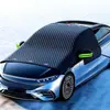 Funda de nieve para coche transfronteriza, parasol engrosado, parasol para parabrisas delantero de coche, tela Oxford impermeable ampliada para protección contra la nieve