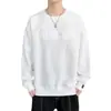 Suéter al por mayor para estudiantes varones primavera y otoño camiseta de manga larga coreana nueva cuello redondo top holgado chic estilo Hong Kong tendencia
