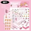 Diário de Golfinho Cena Paisagismo em Miniatura Adesivos Casa Pequena Fofa Estéreo Empilhada Adesivos de Armazenamento Brinquedos DIY Descompressão