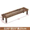 Estante de Flores de Estilo Escalonado Anticorrosión de Combinación Multicapa con Reposapiés, Tablero Escalón para Baño Balcón de Madera Carbonizada para Exteriores, Reposapiés Escalón de Madera Maciza