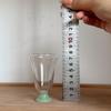 Copa de vidrio de borosilicato de alta calidad, formada integralmente, juego de té de alta transparencia, taza de degustación de base alta, taza de degustación de hierba, taza de fragancia