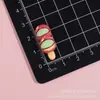 Brochetas Pequeñas de Frutas, Fresas, Naranjas, Accesorios de Resina Brillantes, Pegamento de Crema, Accesorios para el Cabello DIY, Llaveros, Materiales para Comida y Juguetes