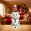 Ventas Directas de Fábrica Adornos Navideños de Muñeco de Nieve Plástico Soplado Decoraciones de Escritorio Hogar Festividades